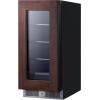 imageSummit 15 BuiltIn Beverage Center Shallow 18 Depth Refrigerator Commercially Approved Stainless Steel  SDHG1533Panel Ready