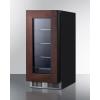 imageSummit 15 BuiltIn Beverage Center Shallow 18 Depth Refrigerator Commercially Approved Stainless Steel  SDHG1533Panel Ready