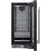 imageSummit 15 BuiltIn Beverage Center Shallow 18 Depth Refrigerator Commercially Approved Stainless Steel  SDHG1533Stainless Steel
