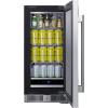 imageSummit 15 Refrigerator 18 cuft Capacity Builtin Refrigerator Undercounter Shallow 18 Depth Stainless Steel SDHR1534LHD Left Handed Door SwingStainless Steel