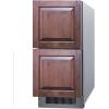 imageSummit 15 Two Drawer Refrigerator Indoor or Outdoor Refrigerator 276 cuft Capacity ADA Compliant ENERGY STAR Stainless Steel Panel Ready Capable ADRD15 Panels not included