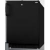 imageSummit 20quot Refrigerator Freezer Builtin Undercounter Fridge 268 cuft Capacity ADA Compliant Black  ALRF49B