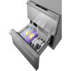 imageSummit 24 Two Drawer Refrigerator Freezer 39 cuft Capacity Stainless Steel Panel Ready Capable SPRF34D Panels not includedStainless Steel