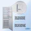 imageSummit 24quot Bottom Freezer Refrigerator Counter Depth Refrigerator Freezer Energy Star Stainless Steel  FFBF124SS Right Hand DoorWhite