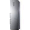imageSummit 24quot Refrigerator 117 cuft Capacity Refrigerator  Freezer Bottom Freezer Ice Maker Counter Depth Stainless Steel  FFBF181ES2IMStainless steel