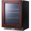 imageSummit 24quot Refrigerator 463 cuft Capacity BuiltIn Refrigerator ADA Compliant Glass Door Panel Ready  AL57GPNR Panel Not IncludedPanel Ready