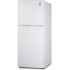 imageSummit 24quot Refrigerator Refrigerator  Freezer With Ice Maker Black FF1087BIMWhite