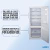 imageSummit 28quot Bottom Freezer Refrigerator Refrigerator Freezer Energy Star Stainless Steel  FFBF154SS Right Hand DoorWhite