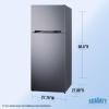 imageSummit 28quot Refrigerator Top Mount Freezer Full Size Energy Star Certified White CTR15SS Stainless Steel Right Hand DoorStainless Steel