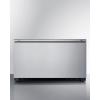 imageSummit 30 Single Drawer Refrigerator 254 cuft Capacity Stainless Steel Panel Ready Capable SDR30 Panels not includedSilver