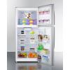 imageSummit 30quot Refrigerator 205 cuft Capacity Refrigerator  Freezer ENERGYSTAR Stainless Steel Look CTR21PL