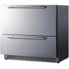 imageSummit 36 Two Drawer Refrigerator Outdoor Drawer Refrigerator 715 cuft Capacity Panel Ready SPR36332DPNR Panels not includePanelReady