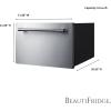 imageSummit Appliance BeautiFridge 18 Skincare Fridge Makeup ampamp Cosmetics Cooler BuiltIn Pink  LX1DPStainless Steel