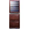 imageSummit 24 Combination Wine Cellar ampamp 2Drawer Refrigerator Dual Zone Wine Cellar 46 Bottle Capacity Panel Ready SWCDAR24PNR Panels not includedPanel Ready
