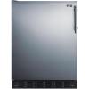imageSummit 24quot Refrigerator Commercial AllRefrigerator 51 cuft Capacity ADA Compliant FF708BL7SSADALeft Hand Door