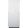 imageSummit 24quot Refrigerator Refrigerator  Freezer With Ice Maker Black FF1087BIMWhite