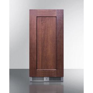 imageSummit 15 Refrigerator 18 cuft Capacity Builtin Refrigerator Undercounter Shallow 18 Depth Stainless Steel SDHR1534LHD Left Handed Door SwingPanel Ready