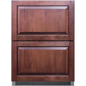 imageSummit 24 Two Drawer Refrigerator 48 cuft Capacity ADA Compliant ENERGYSTAR Stainless Steel Panel Ready Capable ADRD24PNR Panels not includedPanel Ready