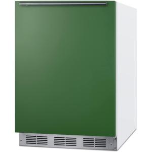 imageSummit 24quot Refrigerator Freezer Undercounter Fridge 51 cuft Capacity ADA Compliant ENERGYSTAR Green  BRF611WHGADA