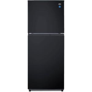 imageSummit 24quot Refrigerator Refrigerator  Freezer With Ice Maker Black FF1087BIMBlack