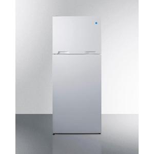 imageSummit 28quot Refrigerator Top Mount Freezer Full Size Energy Star Certified White CTR15SS Stainless Steel Right Hand DoorWhite