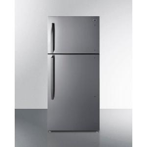 imageSummit 30quot Refrigerator 205 cuft Capacity Refrigerator  Freezer ENERGYSTAR Stainless Steel Look CTR21PL