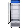 imageAccucold ACR261LH Healthcare 30quot Wide Refrigerator 2134 cuft Capacity HighLow Temperature Alarm LED Lighting TAA Compliant Glass Door Selfclosing Factory Installed Lock Casters Included