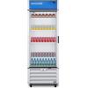 imageAccucold SCRR261GLH 30quot Wide Commercial Beverage Refrigerator 2134 cuft Capacity Automatic Defrost LED Lighting Highlow Temperature Alarm Selfclosing Door Fancooled Interior