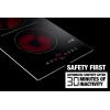 imageSummit 12 2Burner Radiant Cooktop Black Ceramic Glass 115V ADA Compliant CRH2BT30115230V
