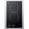 imageSummit 12quot 2 Burner Electric Cooktop 115 Volt Radiant Cooktop ADA Compliant Black CR2110BBlack