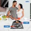 imageSummit 12quot 2 Burner Electric Cooktop 230V Radiant Cooktop Coil Elements Made in the USA White CCE225WHBlack
