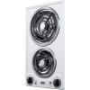 imageSummit 12quot 2 Burner Electric Cooktop 230V Radiant Cooktop Coil Elements Made in the USA White CCE225WHWhite