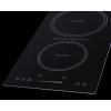 imageSummit 12quot Induction Cooktop 2 Cooking Zones 208240V Electric Cooktop With 30Minute Safety Shutoff ADA Compliant Design Black  SINCH230V2B220240V