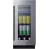 imageSummit 15 Beverage Center 23 cuft Capacity ADA Compliant Stainless Steel ampamp Glass ALBV15CSSStainless Steel