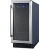 imageSummit 15 Beverage Center 26 cuft Capacity ADA Compliant Stainless Steel ampamp Glass ALBV15Stainless Steel