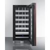 imageSummit 15 Wine Cellar Builtin Wine Cellar Shallow 18 Depth 18 Bottle Capacity Stainless Steel SDHW1532Panel Ready