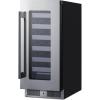 imageSummit 15 Wine Cellar Builtin Wine Cellar Shallow 18 Depth 18 Bottle Capacity Stainless Steel SDHW1532Stainless Steel