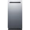 imageSummit 15quot Clear Ice Maker Outdoor Ice Maker 47 lb Production Capacity Stainless Steel BIM68OSGDR