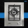 imageSummit 15quot Single Burner Gas Cooktop Cast Iron Grate Stainless Steel with Trim Kit GCJ1SSTK15Natural Gas