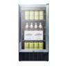 imageSummit 18 Built In Beverage Center 27 cuft Capacity Stainless Steel ampamp Glass SCR1841B
