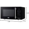 imageSummit 18 Microwave 07 cuft Compact with USB Ports and Allocator Black SM903BSA1