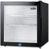 imageSummit 18 Mini Fridge 152 cuft Capacity Compact Refrigerator Countertop Fridge Black ampamp Glass  MB43GL