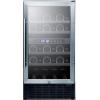 imageSummit 18 Wine Cellar 28 Bottle Capacity 33 cuft BuiltIn Wine Cellar Stainless Steel SWC182Z