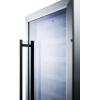 imageSummit 18 Wine Cellar 34 Bottle 33 cuft Capacity ADA Compliant Stainless Steel ampamp Glass SWC1840BADAStainless Steel
