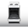 imageSummit 20 Electric Range 220V Electric Coil Burners Large 246 cuft Oven with Window ADA Complaint White WEM110W
