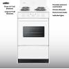 imageSummit 20 Electric Range 220V Electric Coil Burners Large 246 cuft Oven with Window ADA Complaint White WEM110W