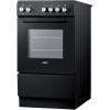 imageSummit 20 Electric Smooth Top Range 187 cuft oven ADA Compliant White  REXT20W White 20 InchBlack