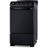 imageSummit 20quot Electric Range 220V 4 Burner Range 23 cuft oven White RE203WBlack