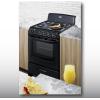 imageSummit 20quot Electric Range 220V 4 Burner Range 23 cuft oven White RE203WBlack