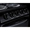 imageSummit 20quot Electric Range 220V 4 Burner Range 23 cuft oven White RE203WBlack
